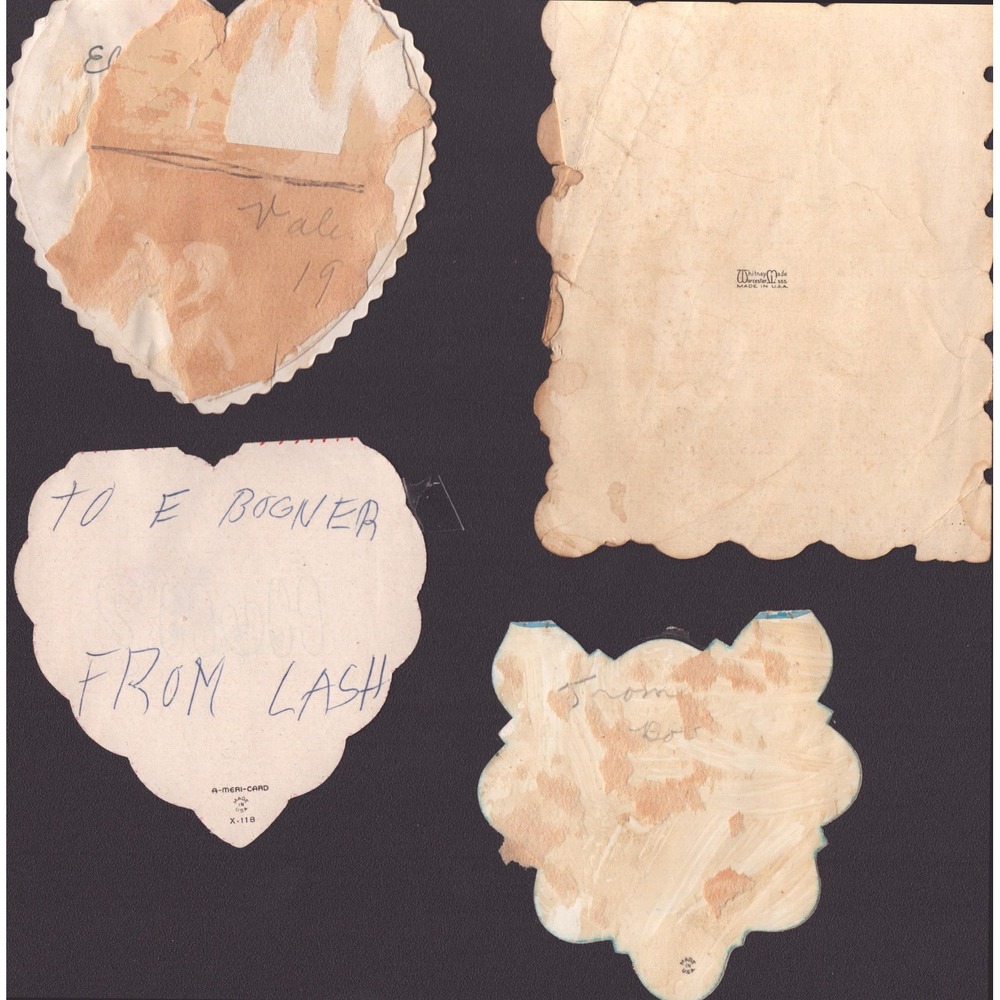 Vintage Die Cut Valentine Cards Lot of 4 Whitney Made A-Meri-Card 1930s 1940s - Picture 2 of 3